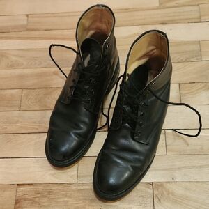 Classic Black Leather Men's Boots
